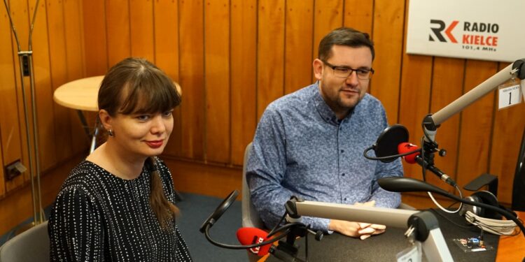 Magdalena Fogiel-Litwinek i Mateusz Żukowski / Karol Żak / Radio Kielce