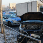 Trzy auta zderzyły się na skrzyżowaniu alei IX Wieków Kielc i ulicy Winnickiej / Kamil Król / Radio Kielce