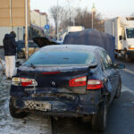 Trzy auta zderzyły się na skrzyżowaniu alei IX Wieków Kielc i ulicy Winnickiej / Kamil Król / Radio Kielce