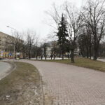 26.02.2018 Kielce. Potencjalne lokalizacje, gdzie stanie pomnik Przemysława Gosiewskiego. Skwer przy rondzie Giedroycia / Jarosław Kubalski / Radio Kielce