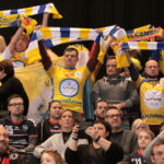 11. kolejka Ligi Mistrzów piłkarzy ręcznych: Flensburg-Handewitt - PGE Vive Kielce. Kieleccy kibice / Krzysztof Bujnowicz / Radio Kielce