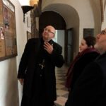 Święty Krzyż. Wizyta Ambasador Węgier. Orsolya Zsuzsanna Kovács i Zygfryd Wiecha - Superior klasztoru na Świętym Krzyżu / Marlena Płaska / Radio Kielce