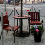 Ławka Václava Havla w Libercu / jablonec.com