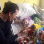 Kielce. Sławomir Szmal odwiedził małych pacjentów w Świętokrzyskim Centrum Pediatrii / Iwona Murawska / Radio Kielce