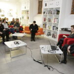 25.01.2018 Kielce. Instytut Dizajnu. Spotkanie ze studiem graficznym Polkadot czyli Aleksandrą Woźniak i Hanną Niemierowicz / Jarosław Kubalski / Radio Kielce