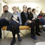 25.01.2018 Kielce. Instytut Dizajnu. Spotkanie ze studiem graficznym Polkadot czyli Aleksandrą Woźniak i Hanną Niemierowicz / Jarosław Kubalski / Radio Kielce