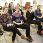 25.01.2018 Kielce. Instytut Dizajnu. Spotkanie ze studiem graficznym Polkadot czyli Aleksandrą Woźniak i Hanną Niemierowicz / Jarosław Kubalski / Radio Kielce