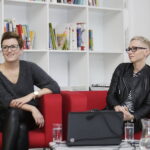 25.01.2018 Kielce. Instytut Dizajnu. Spotkanie ze studiem graficznym Polkadot czyli Aleksandrą Woźniak i Hanną Niemierowicz / Jarosław Kubalski / Radio Kielce