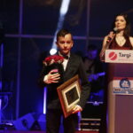 02.02.2018 Kielce. Targi Kielce. Finałowa gala 66. Plebiscytu Świętokrzyskie Gwiazdy Sportu 2017. Talent sportowy - Maciej Zyz / Jarosław Kubalski / Radio Kielce