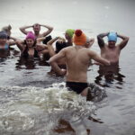 04.02.2018 Morawica. Zalew. Morsowanie / Jarosław Kubalski / Radio Kielce