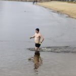 04.02.2018 Morawica. Zalew. Morsowanie / Jarosław Kubalski / Radio Kielce