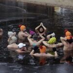 04.02.2018 Morawica. Zalew. Morsowanie / Jarosław Kubalski / Radio Kielce