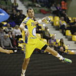 06.02.2018 Kielce. Mecz PGE Vive Kielce Meble Wójcik Elbląg. Krzysztof Lijewski / Jarosław Kubalski / Radio Kielce