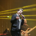 08.02.2018 Kielce. Targi Kielce. Koncert z okazji 25-lecia firmy. Katarzyna Lisowska / Jarosław Kubalski / Radio Kielce