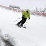 10.02.2018 Krajno. Stok narciarski. Zawody Narciarskie o Puchar Radia Kielce / Jarosław Kubalski / Radio Kielce