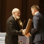 13.02.2018 Kielce. Nagrody "Świętokrzyskie Victorie". Profesor Stanisław Żak odebrał statuetkę w kategorii osobowość / Jarosław Kubalski / Radio Kielce