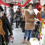 14.02.2018 Kielce. Walentynkowy autobus MPK / Jarosław Kubalski / Radio Kielce