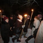 16.02.2018 Droga Krzyżowa z Nowej Słupi na Święty Krzyż w intencji trzeźwości / Jarosław Kubalski / Radio Kielce