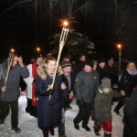 16.02.2018 Droga Krzyżowa z Nowej Słupi na Święty Krzyż w intencji trzeźwości / Jarosław Kubalski / Radio Kielce