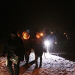 16.02.2018 Droga Krzyżowa z Nowej Słupi na Święty Krzyż w intencji trzeźwości / Jarosław Kubalski / Radio Kielce