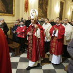 16.02.2018 Droga Krzyżowa z Nowej Słupi na Święty Krzyż w intencji trzeźwości. Biskup Jan Piotrowski / Jarosław Kubalski / Radio Kielce