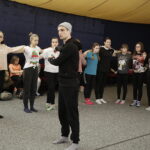 19.02.2018 Kielce. Zespół Szkół Katolickich. Próba spektaklu „Ozeasz. Historia niemożliwej rodziny” / Jarosław Kubalski / Radio Kielce