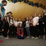 19.02.2018 Kielce. Zespół Szkół Katolickich. Próba spektaklu „Ozeasz. Historia niemożliwej rodziny” / Jarosław Kubalski / Radio Kielce