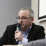 20.02.2018 Kielce. Przystanek Historia. „Wojciech Jaruzelski - karierowicz czy człowiek o rozdartym życiorysie?” to temat kolejnego spotkanie z cyklu „Kłopoty z historią”. Politolog, historyk i publicysta Piotr Gontarczyk / Jarosław Kubalski / Radio Kielce