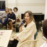 22.02.2018 Kielce. Pisarka Joanna Bator w Wojewódzkiej Bibliotece Publicznej / Jarosław Kubalski / Radio Kielce