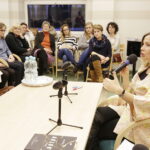 22.02.2018 Kielce. Pisarka Joanna Bator w Wojewódzkiej Bibliotece Publicznej / Jarosław Kubalski / Radio Kielce