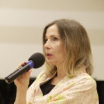 22.02.2018 Kielce. Pisarka Joanna Bator w Wojewódzkiej Bibliotece Publicznej / Jarosław Kubalski / Radio Kielce