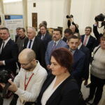 28.02.2018 Warszawa. Sejm RP. Otwarcie wystawy Krzemionki – pradziejowe kopalnie krzemienia pasiastego w drodze do UNESCO / Jarosław Kubalski / Radio Kielce