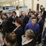 28.02.2018 Warszawa. Sejm RP. Otwarcie wystawy Krzemionki – pradziejowe kopalnie krzemienia pasiastego w drodze do UNESCO / Jarosław Kubalski / Radio Kielce