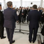 28.02.2018 Warszawa. Sejm RP. Otwarcie wystawy Krzemionki – pradziejowe kopalnie krzemienia pasiastego w drodze do UNESCO / Jarosław Kubalski / Radio Kielce