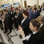 28.02.2018 Warszawa. Sejm RP. Otwarcie wystawy Krzemionki – pradziejowe kopalnie krzemienia pasiastego w drodze do UNESCO / Jarosław Kubalski / Radio Kielce
