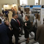 28.02.2018 Warszawa. Sejm RP. Otwarcie wystawy Krzemionki – pradziejowe kopalnie krzemienia pasiastego w drodze do UNESCO / Jarosław Kubalski / Radio Kielce