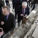 28.02.2018 Warszawa. Sejm RP. Otwarcie wystawy Krzemionki – pradziejowe kopalnie krzemienia pasiastego w drodze do UNESCO / Jarosław Kubalski / Radio Kielce