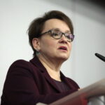 Powołanie i pierwsze posiedzenie Zespołu do Spraw Rozwoju Szkolnictwa Zawodowego powołanego przy Świętokrzyskim Kuratorze Oświaty. Na zdjęciu: Anna Zalewska - Minister Edukacji Narodowej / Marzena Mąkosa / Radio Kielce