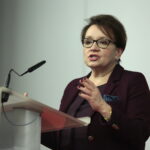 Powołanie i pierwsze posiedzenie Zespołu do Spraw Rozwoju Szkolnictwa Zawodowego powołanego przy Świętokrzyskim Kuratorze Oświaty. Na zdjęciu: Anna Zalewska - Minister Edukacji Narodowej / Marzena Mąkosa / Radio Kielce