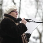 Uroczystości 76. rocznicy przemianowania Związku Walki Zbrojnej na Armię Krajową. Na zdjęciu: Alina Szwach - szef Związku Żołnierzy AK  / Marzena Mąkosa / Radio Kielce