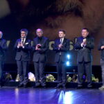 Wręczenie Nagród Kielc. Na zdjęciu: ks. Leszek Skorupa, Krzysztof Słoń, Krzysztof Borek, Robert Kotowski, Włodzimierz Pawłowski i Piotr Kowalczyk Tau / Marzena Mąkosa / Radio Kielce