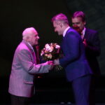 Wręczenie Nagród Kielc. Na zdjęciu:  Zygmunt Pańszczyk, Wojciech Lubawski i Dariusz Kozak / Marzena Mąkosa / Radio Kielce