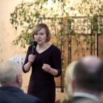 Spotkanie poseł PiS, Anny Krupki z mieszkańcami gminy Miedziana Góra. Na zdjęciu: Anna Krupka - poseł PiS / Marzena Mąkosa / Radio Kielce