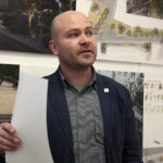 Rozstrzygnięcie konkursu na wykonanie projektu ulicy Bodzentyńskiej w Instytucie Dizajnu. Na zdjęciu: Wojciech Głowacki / Marzena Mąkosa / Radio Kielce