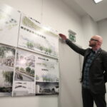 Rozstrzygnięcie konkursu na wykonanie projektu ulicy Bodzentyńskiej w Instytucie Dizajnu. Praca, która otrzymała miejsce pierwsze.  / Marzena Mąkosa / Radio Kielce