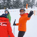 10.02.2018 Krajno. Stok narciarski. Zawody Narciarskie o Puchar Radia Kielce. Uczestnicy zawodów / Marek Wtorek / Radio Kielce