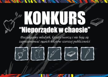Konkurs Nieporządek w chaosie. Plakat / Piotr Michalski / Radio Kielce