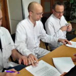 Podpisanie porozumienia w ostrowieckim szpitalu / Emilia Sitarska / Radio Kielce