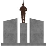 Wizualizacja pomnika upamiętniającego żołnierzy walczących o niepodległość w Staszowie / Urząd Miasta i Gminy Staszów