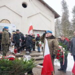 09.02.2018 Kielce. Cmentarz Stary. Uroczystość upamiętniająca 78 rocznicę I wywózki na Sybir Polaków po zajęciu Kresów Wschodnich przez wojska Związku Sowieckiego we wrześniu 1939 roku / Wiktor Dziarmaga / Radio Kielce
